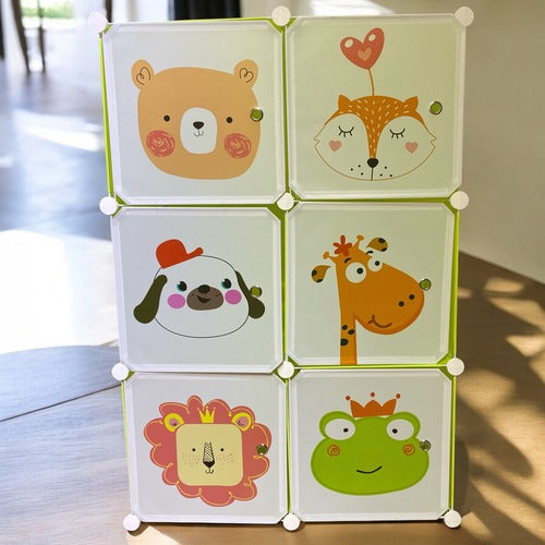 Closet infantil 6 espacios SF22