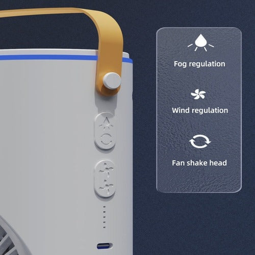 Ventilador de escritorio con luz y control SF392