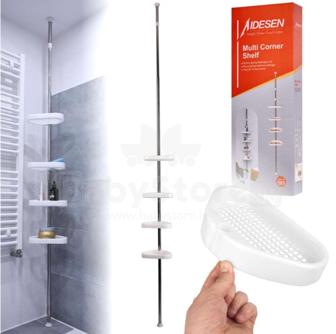 Organizador esquinero para baño