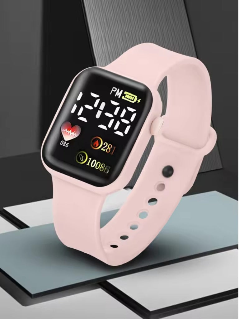Reloj digital y pulseras