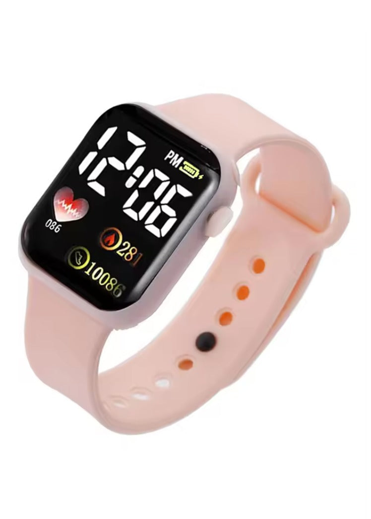 Reloj digital y pulseras