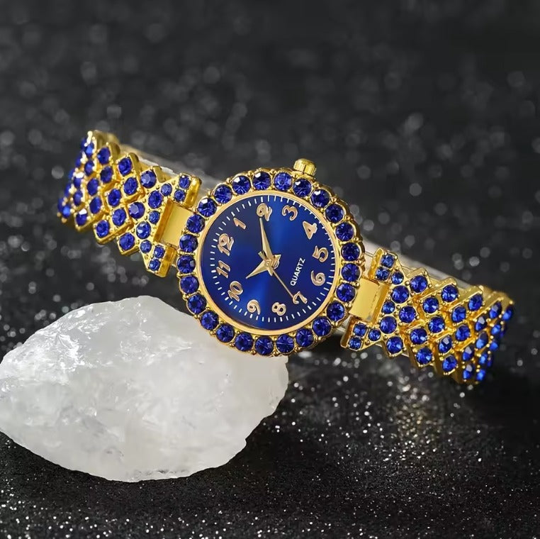 Conjunto azul corazon