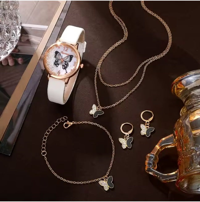 Conjunto Mariposa B/N