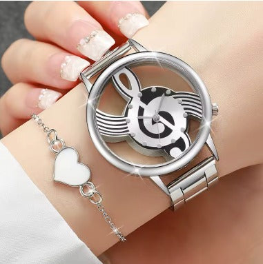 Reloj tipo nota