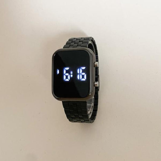 RELOJ DIGITALES METAL RECTANGULAR P2923