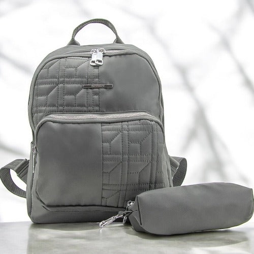 Bolso morral sintetico con cartuchera CX231240