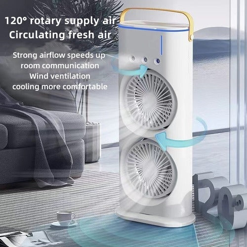 Ventilador de escritorio con luz y control SF392