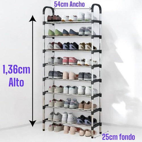 Zapatera 8 repisas SF218