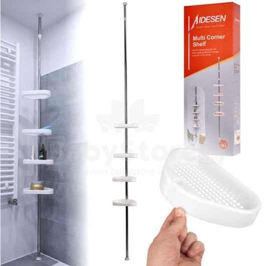 Organizador esquinero para baño