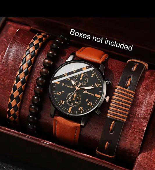 Set para hombre reloj y pulsera