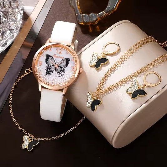 Conjunto Mariposa B/N