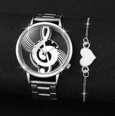 Reloj tipo nota